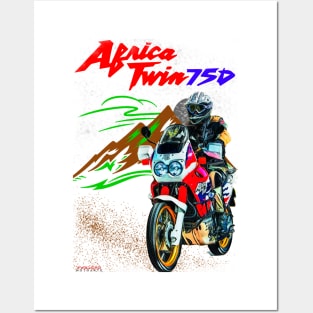 Africa twin mountains 750 Posters and Art